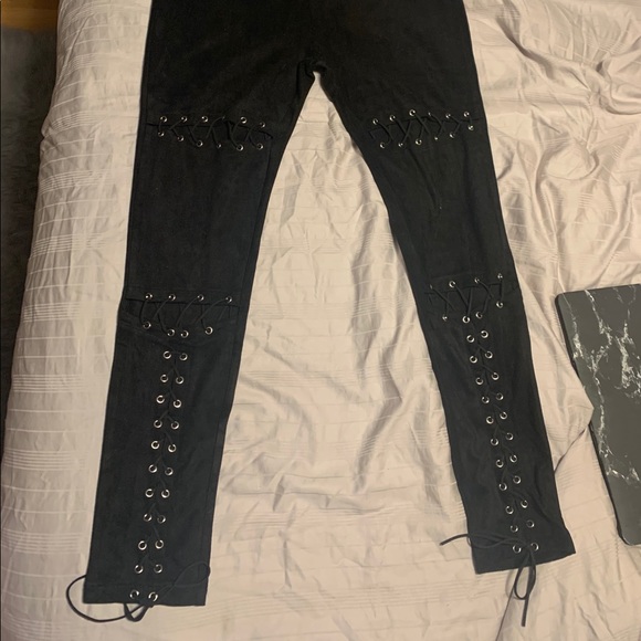 Raven Suede Pants - Picture 2 of 13